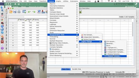 Friedman test on SPSS with write up (APA style) .